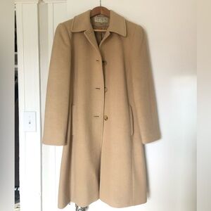 Vintage Larry Levine 100% Camel Hair Coat